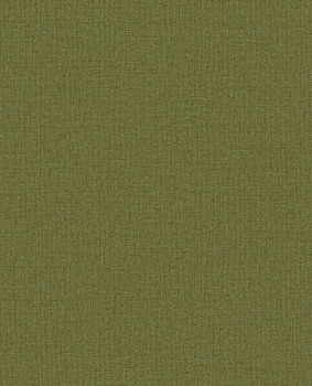 Non-woven wallpaper, green, fabric imitation, 340638, Linen Look, Eijffinger