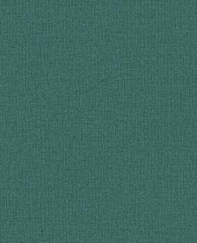 Non-woven wallpaper, green, fabric imitation, 340639, Linen Look, Eijffinger