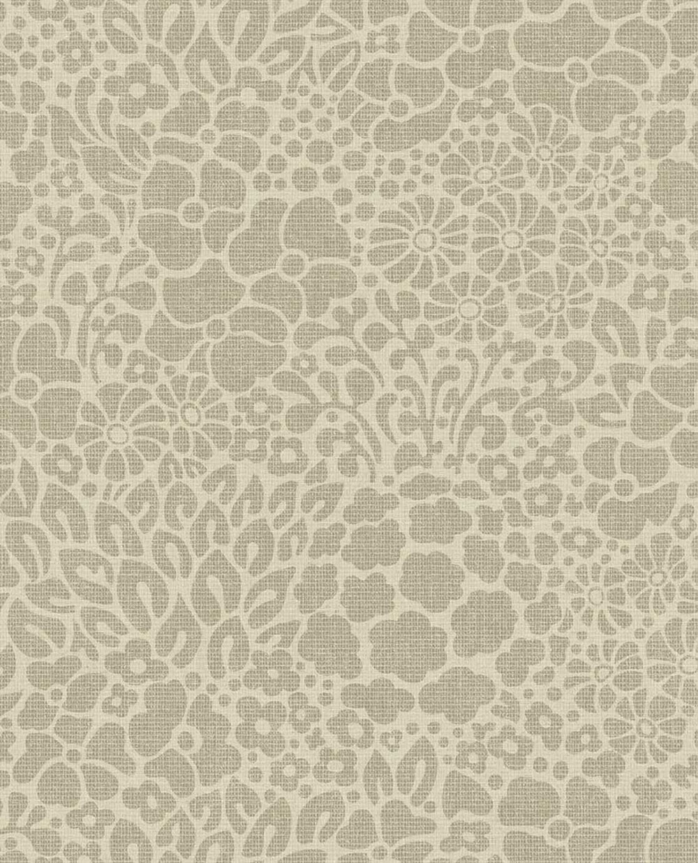 Non-woven wallpaper, beige, flowers, 340551, Groovy, Eijffinger