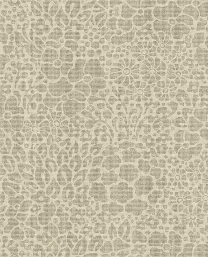Non-woven wallpaper, beige, flowers, 340551, Groovy, Eijffinger