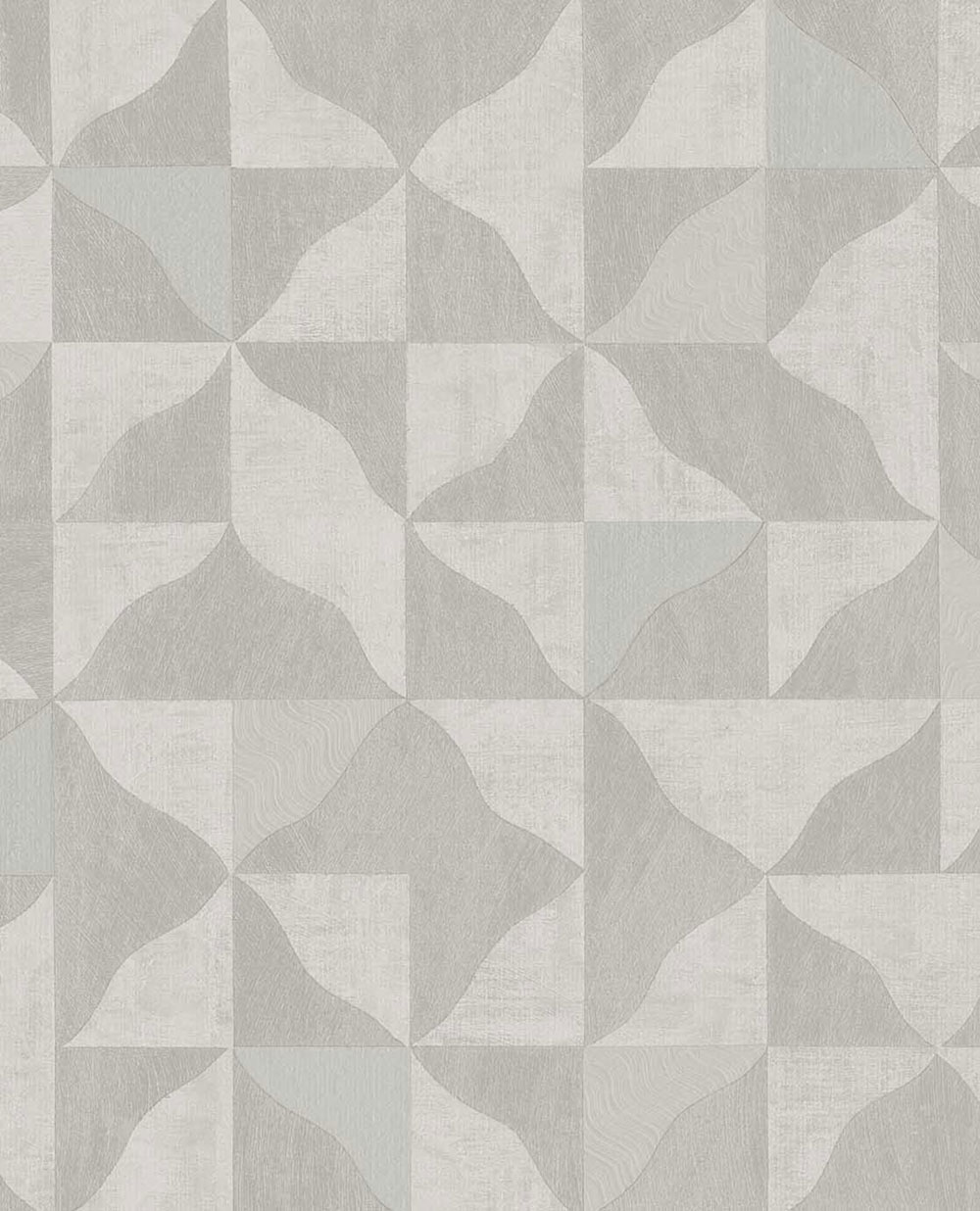 Geometric non-woven wallpaper, grey-beige, 340321, Sensory Eijffinger