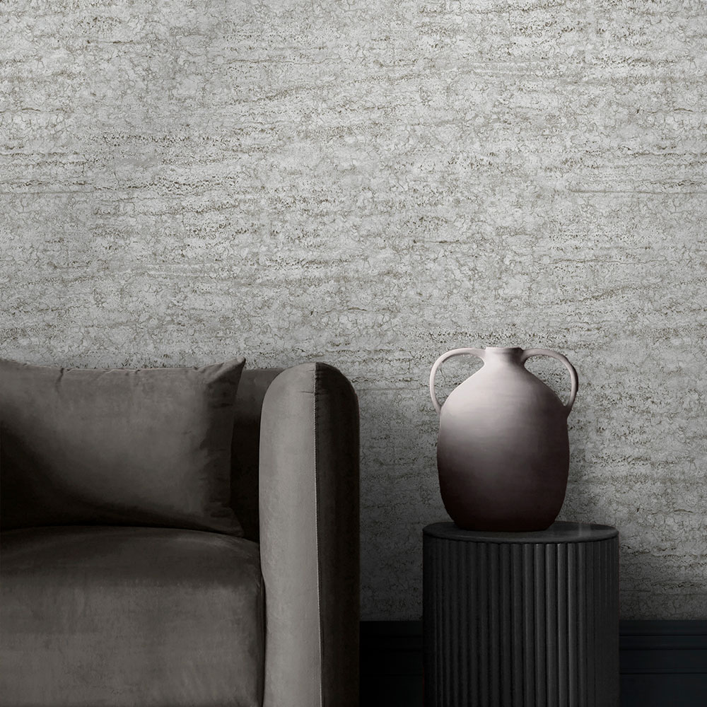 Wallpaper, grey, stone, 124136, Arboretum, Element, Graham Brown Premium