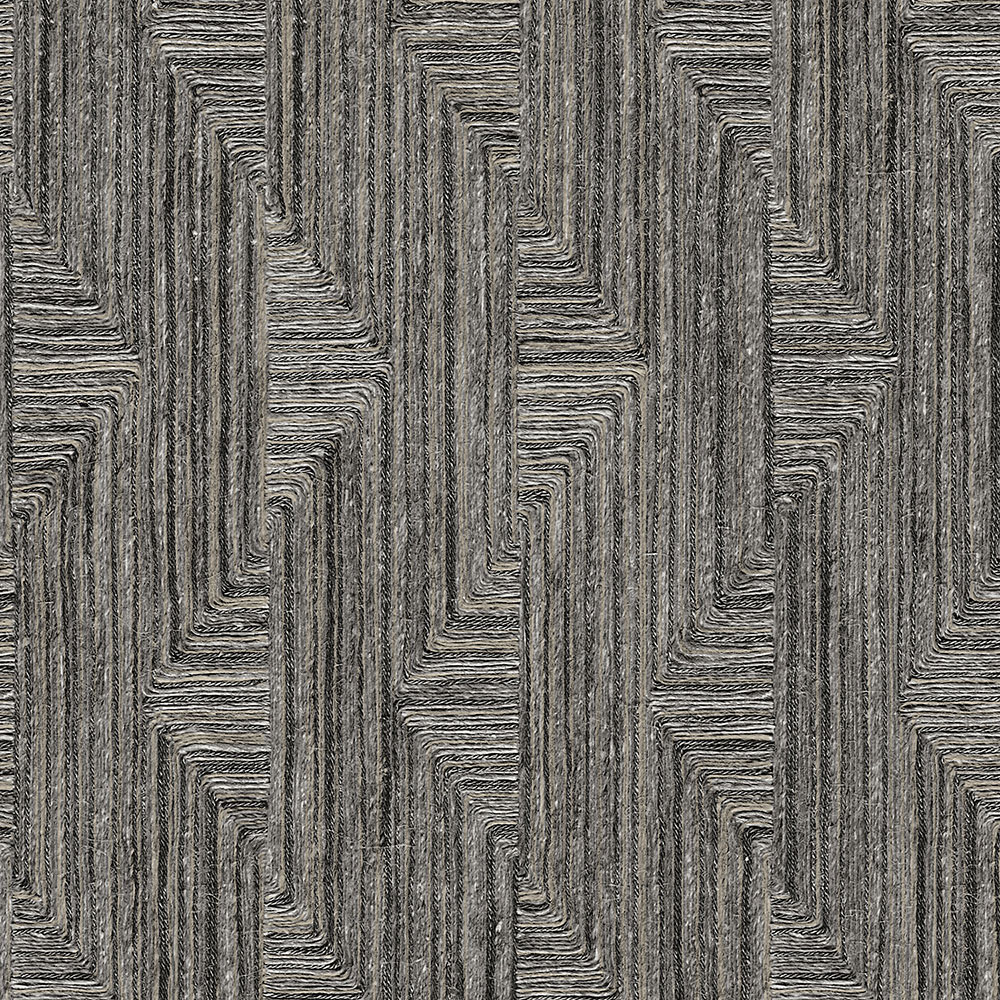 Geometric non-woven wallpaper, black-grey, SA524017, Santa Fe, Design ID