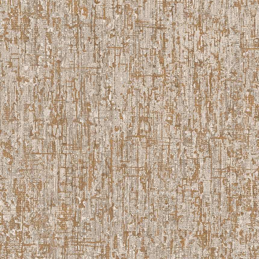 Non-woven wallpaper, brown-gold, texture, SA524076, Santa Fe, Design ID