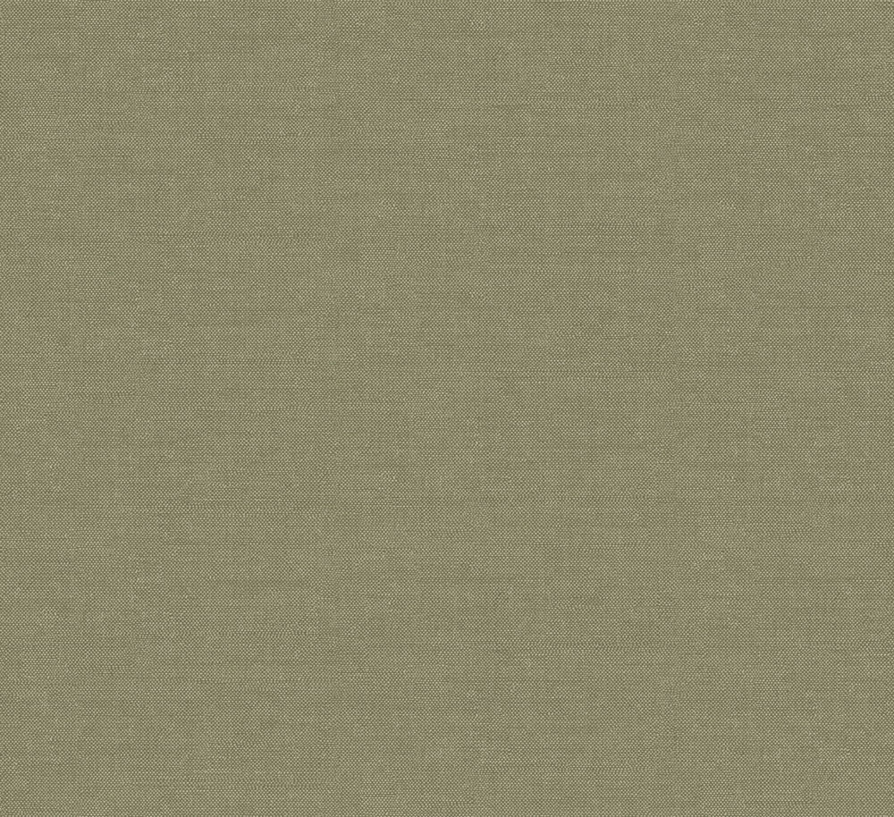 Non-woven wallpaper, brown-green, fabric imitation, FOL901, Rhapsody, Masureel