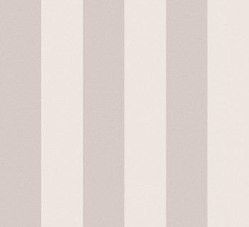 Non-woven wallpaper, grey-white, stripes, RHA404, Rhapsody, Masureel