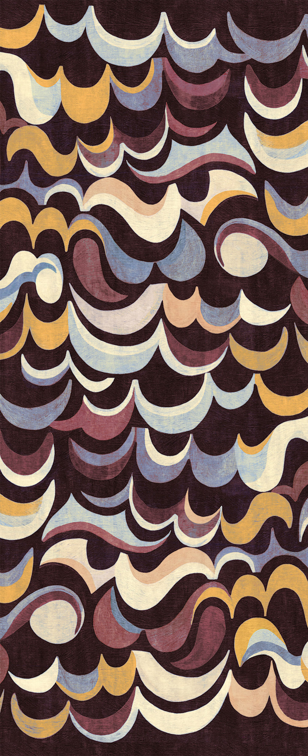 Non-woven wall mural, waves, DGRHA1031-300, Rhapsody, Masureel