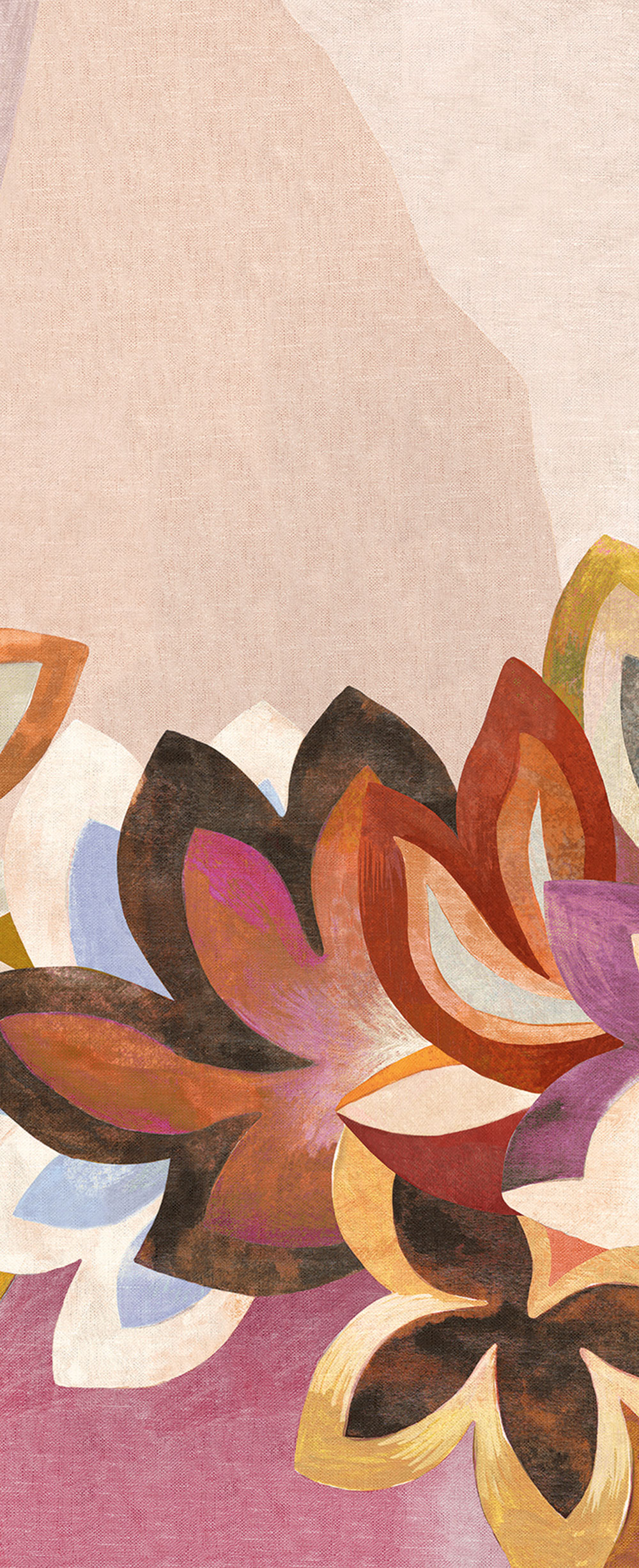 Non-woven wall mural, flowers, DGRHA2022-300, Rhapsody, Masureel