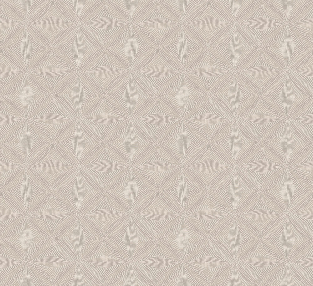 Geometric non-woven wallpaper beige, ethno, AMA103, Amani, Masureel