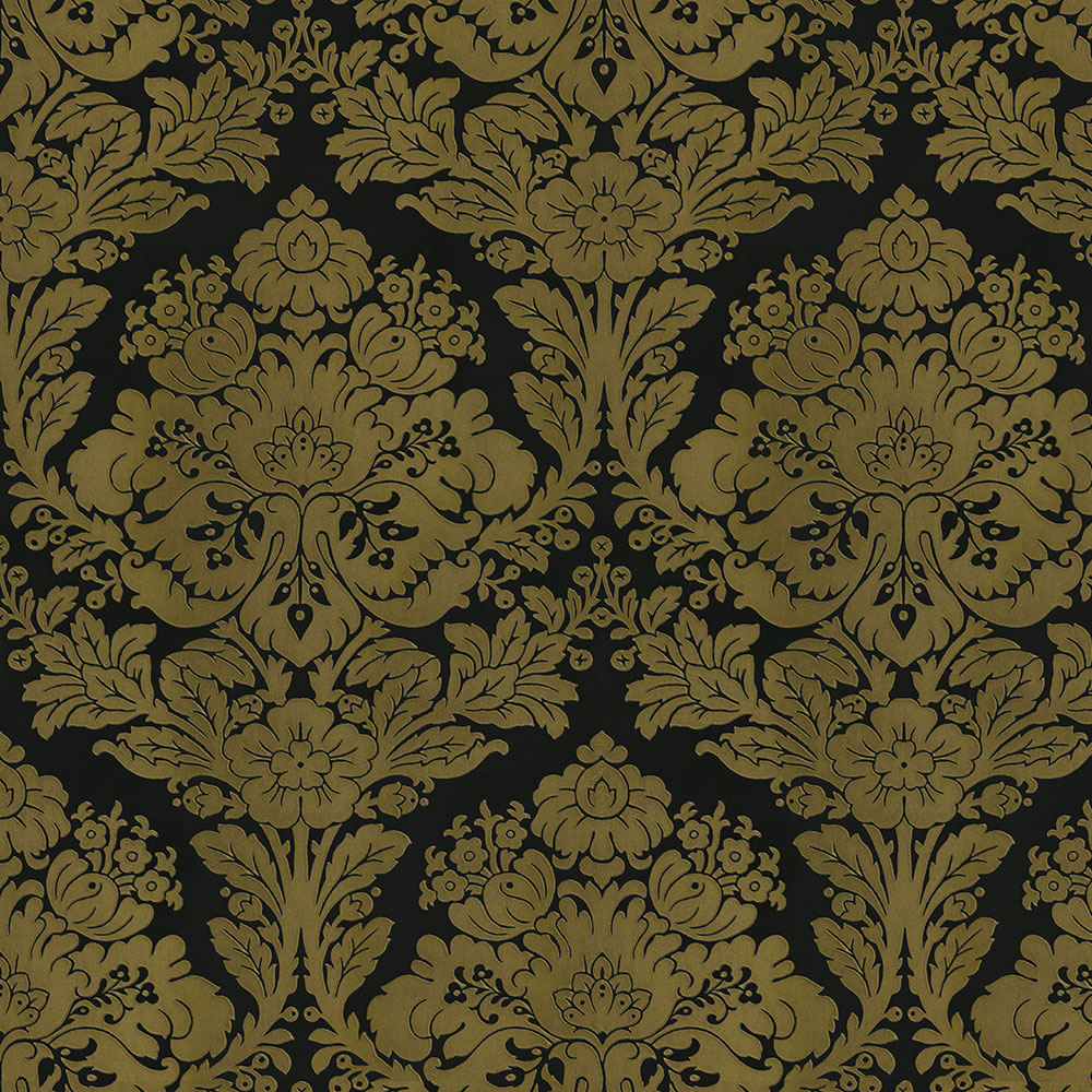 Non-woven wallpaper, black-gold, baroque pattern, 20001, New Tekko, Emiliana Parati