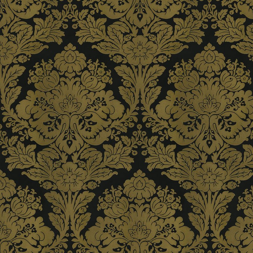 Non-woven wallpaper, black-gold, baroque pattern, 20001, New Tekko, Emiliana Parati