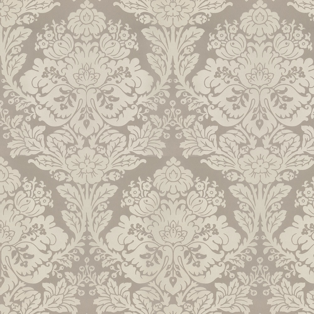 Non-woven wallpaper, brown-beige, baroque pattern, 20006, New Tekko, Emiliana Parati