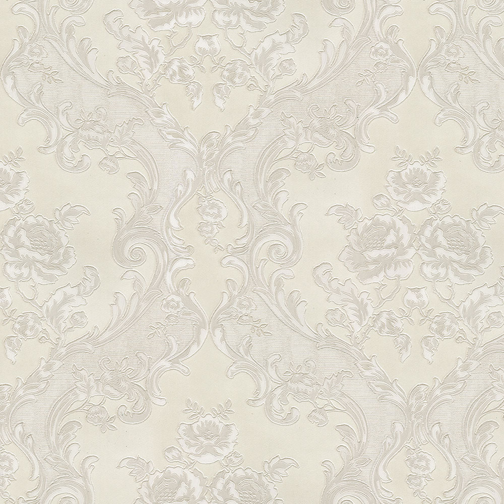 Non-woven wallpaper, cream, baroque pattern, 20029, New Tekko, Emiliana Parati