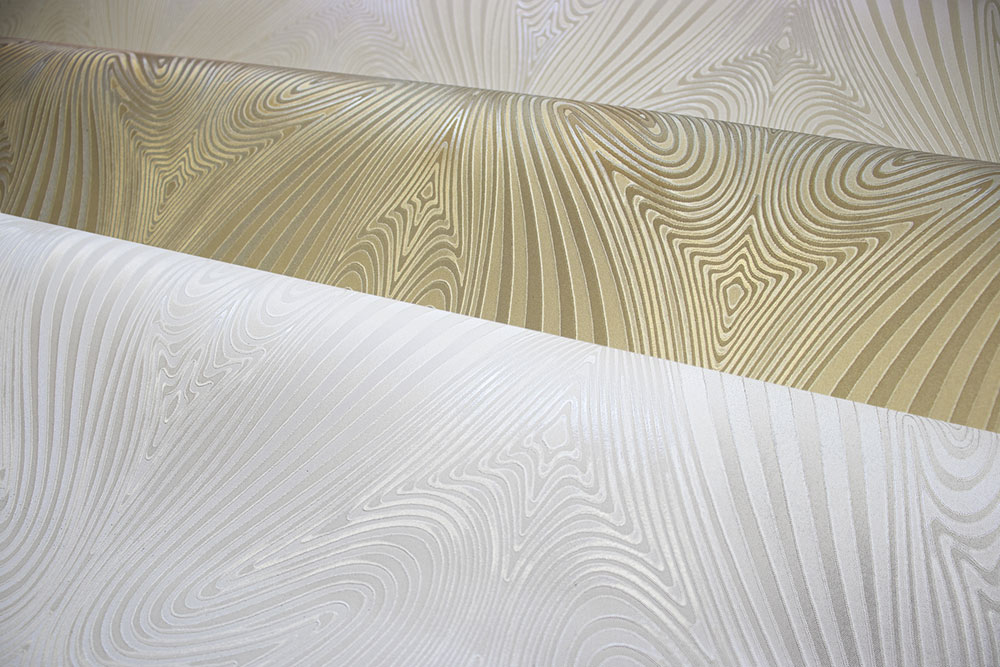 Graphic non-woven wallpaper, cream, 20039, New Tekko, Emiliana Parati