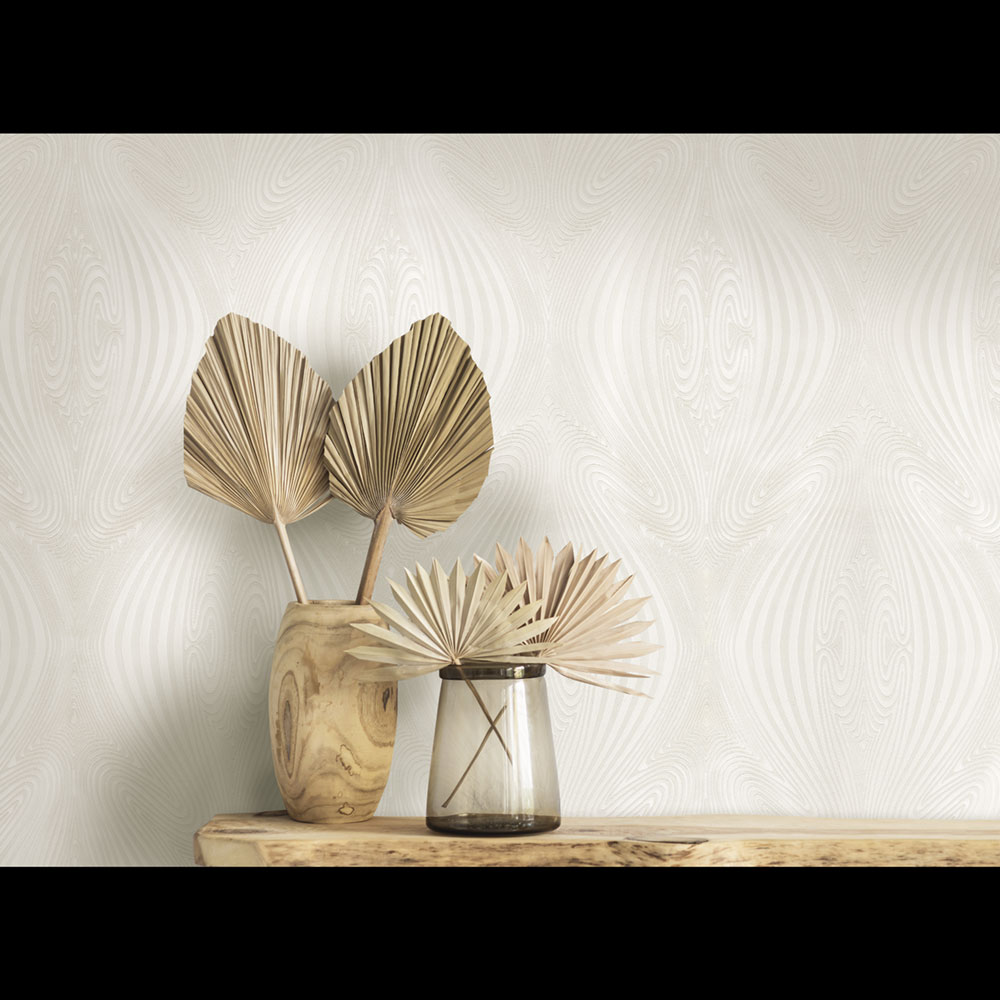 Graphic non-woven wallpaper, white, 20042, New Tekko, Emiliana Parati