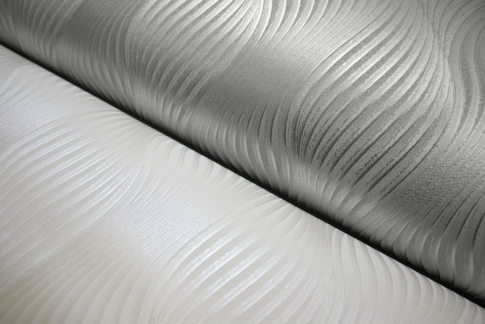 Graphic 3D non-woven wallpaper, white, 20046, New Tekko, Emiliana Parati