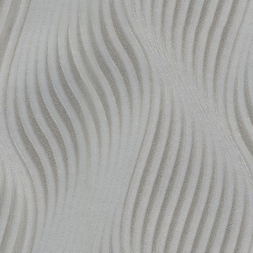 Graphic 3D non-woven wallpaper, silver, 20047, New Tekko, Emiliana Parati