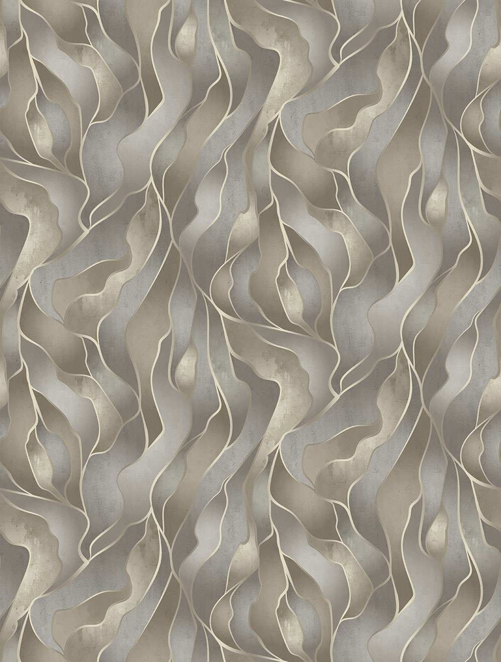 Graphic non-woven wall mural, grey-beige, FW4010-1, Feature Walls, Decoprint