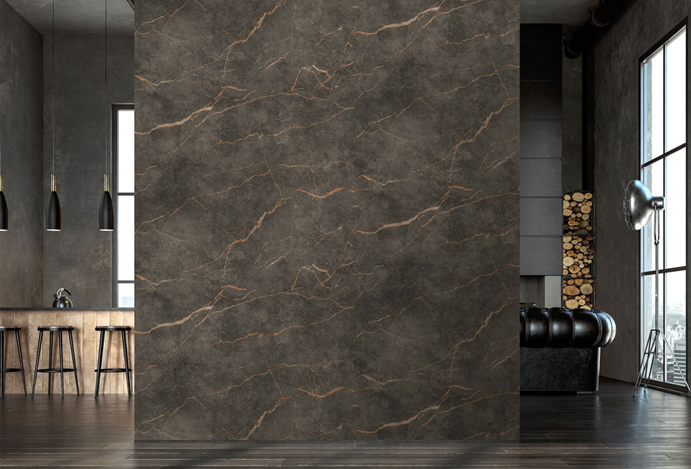 Non-woven wall mural, brown, marble, FW4060-4, Feature Walls, Decoprint