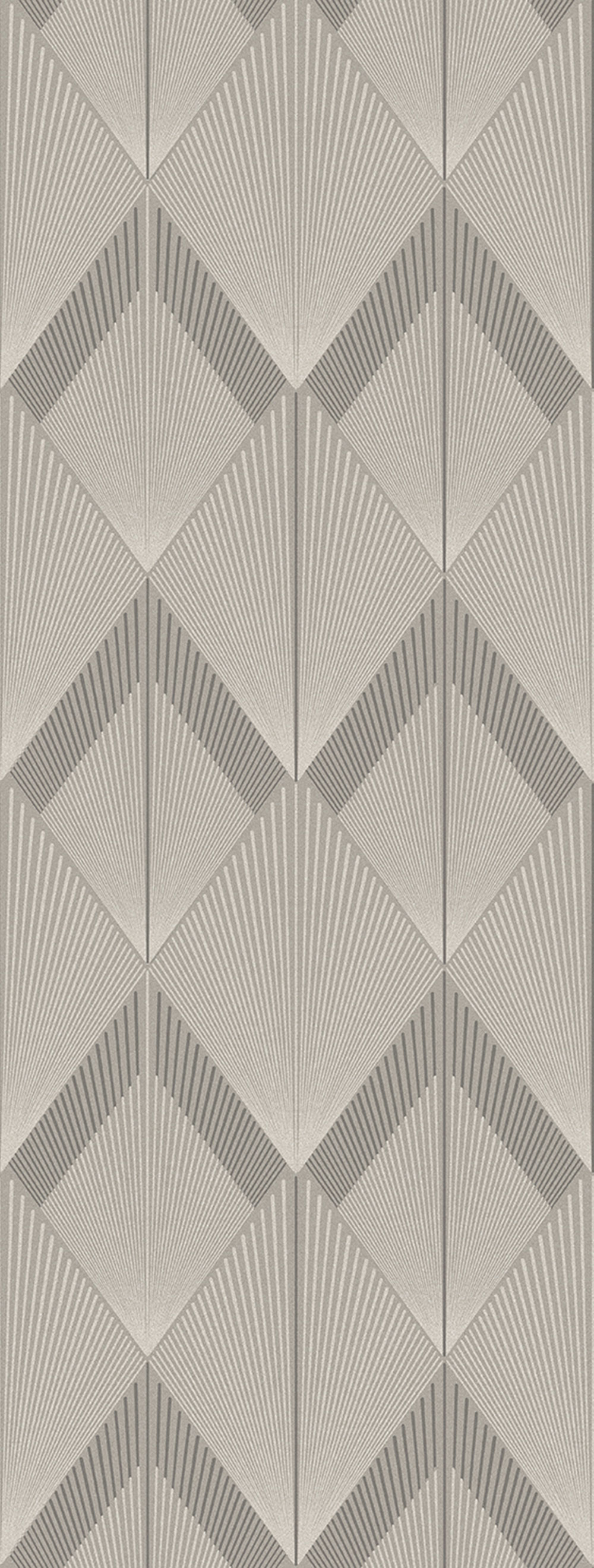 Geometric non-woven wall mural, grey-beige, FW4035-5, Feature Walls, Decoprint