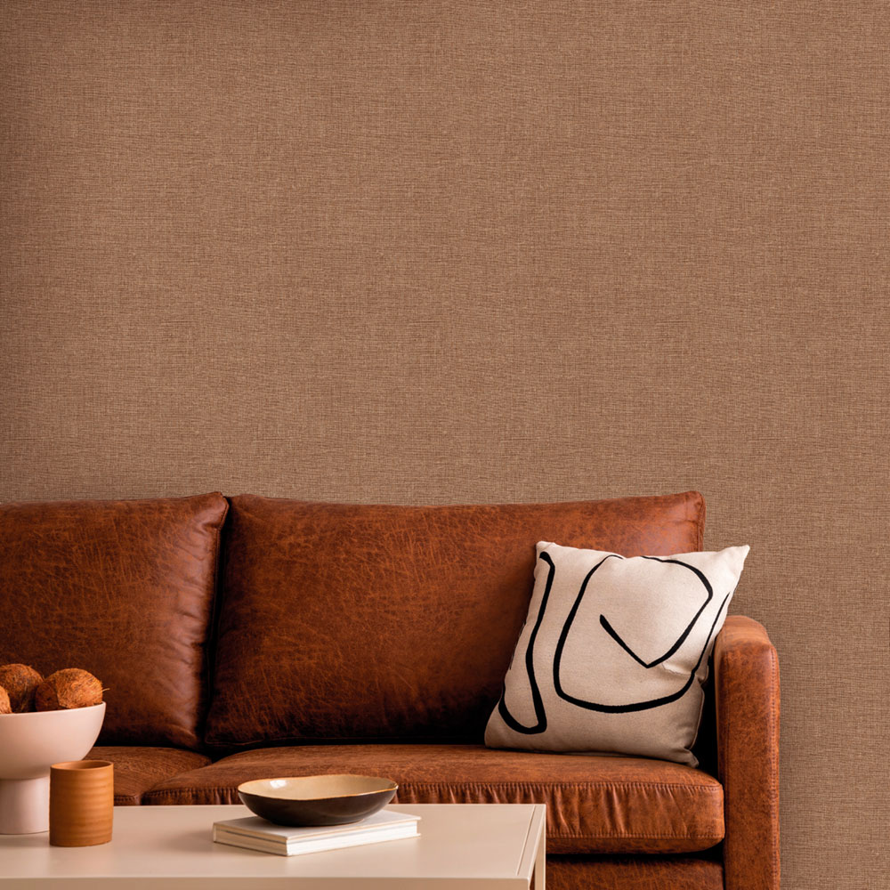 Luxury non-woven wallpaper, grey-beige, fabric imitation, Z57756, Architexture 2,  Zambaiti Parati