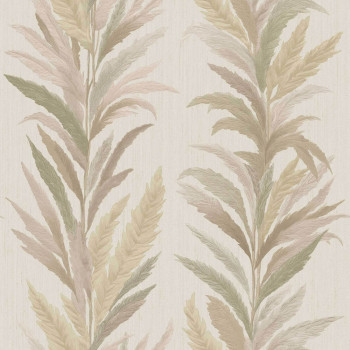 Wallpaper, beige-green, leaves, 35907, Ornamenta, Parato by Cristiana Masi