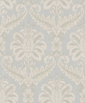 Wallpaper, grey-beige, baroque pattern, 35923, Ornamenta, Parato by Cristiana Masi