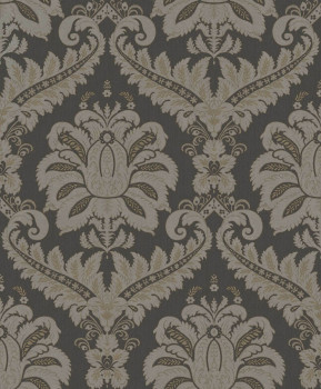 Wallpaper, black-grey, baroque, 35929, Ornamenta, Parato by Cristiana Masi