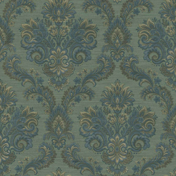 Wallpaper, green, baroque, 35945, Ornamenta, Parato by Cristiana Masi