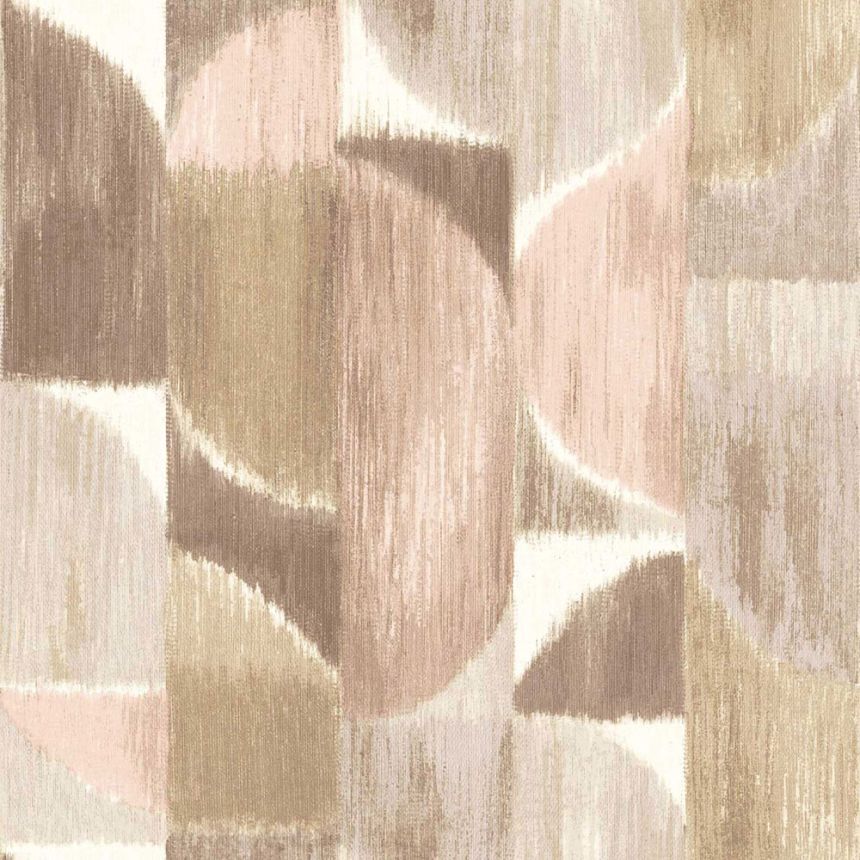 Non-woven wallpaper, graphic, brown-beige, 27524, Sintesi, Cristiana Masi by Parato