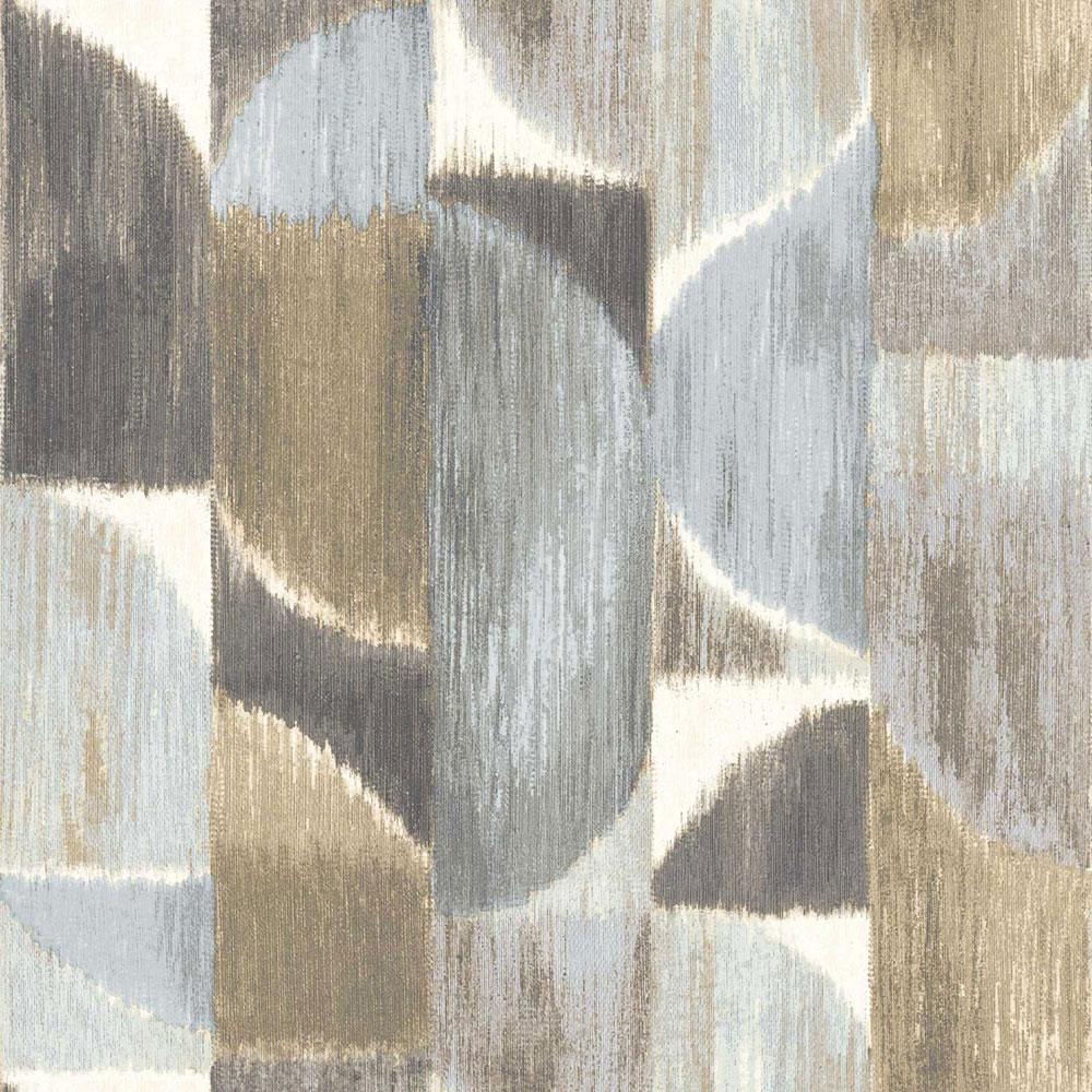 Non-woven wallpaper, graphic, grey-blue, 27526, Sintesi, Cristiana Masi by Parato