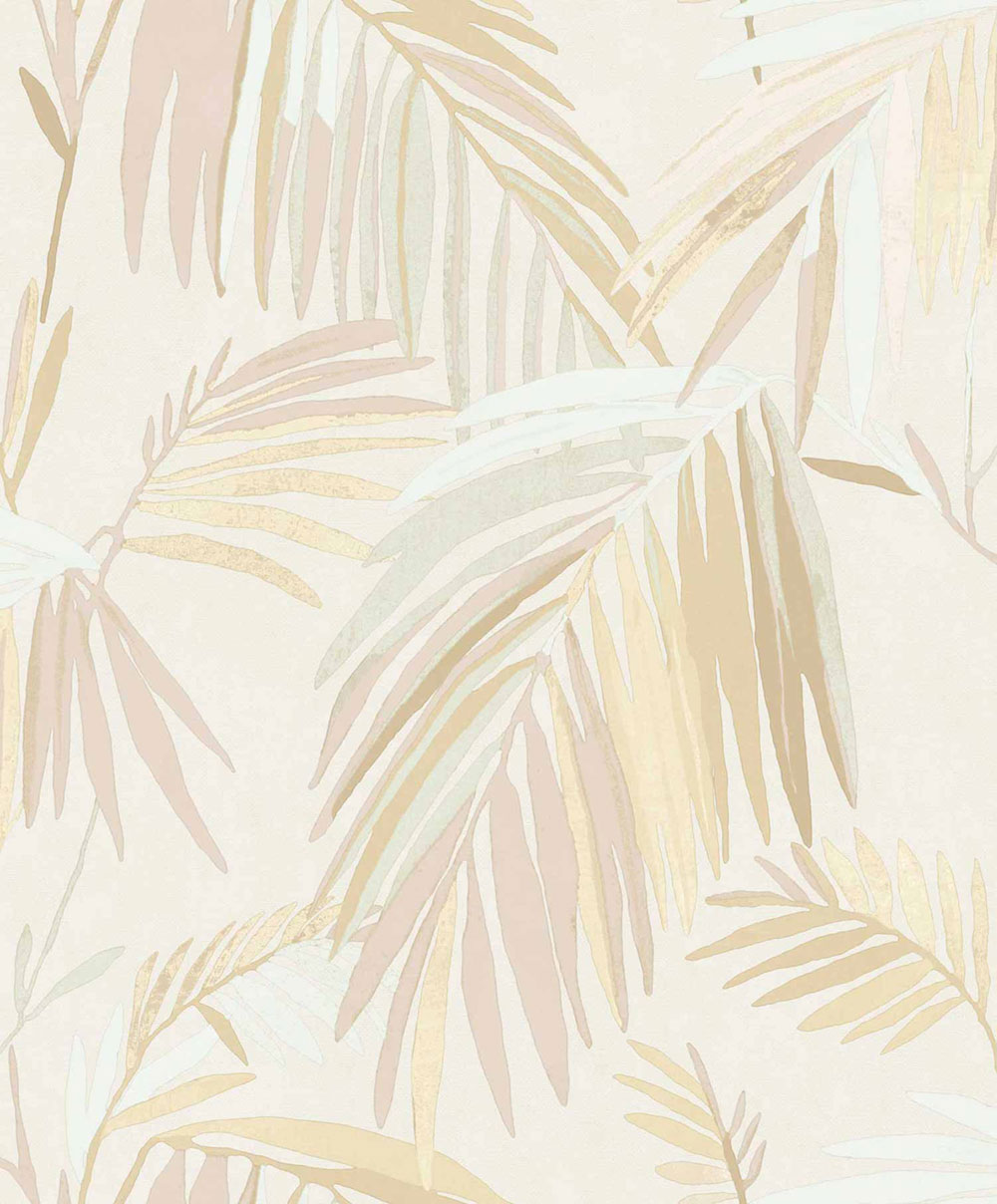Wallpaper, ochre, leaves, 32402, Vitalis, Parato by Cristiana Masi