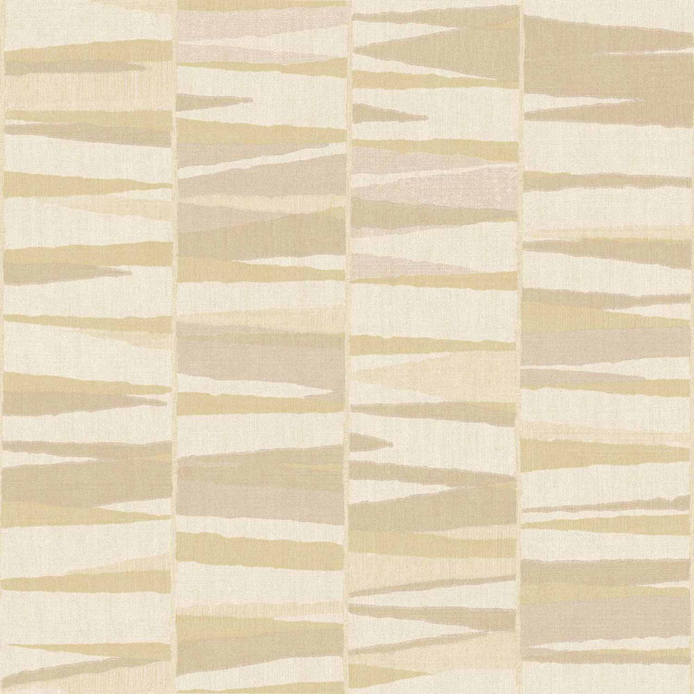 Geometric wallpaper, beige, 32442, Vitalis, Parato by Cristiana Masi