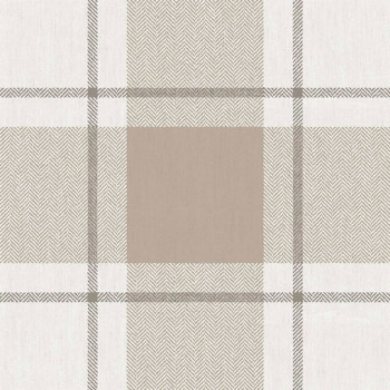 Wallpaper, grey-beige, fabric imitation, 38401, Top Stripes, Parato by Cristiana Masi