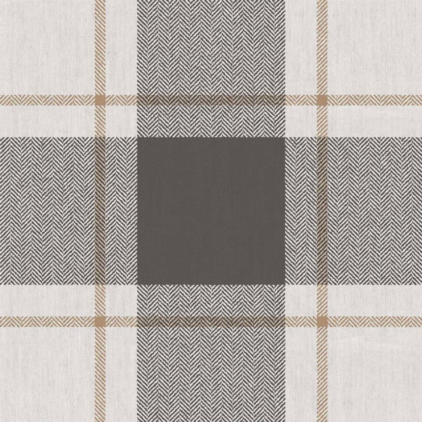 Wallpaper, grey-black, fabric imitation, 38409, Top Stripes, Parato by Cristiana Masi