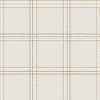 Wallpaper, grey-beige, fabric imitation, 38412, Top Stripes, Parato by Cristiana Masi