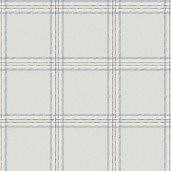 Wallpaper, grey-blue, fabric imitation, 38415, Top Stripes, Parato by Cristiana Masi