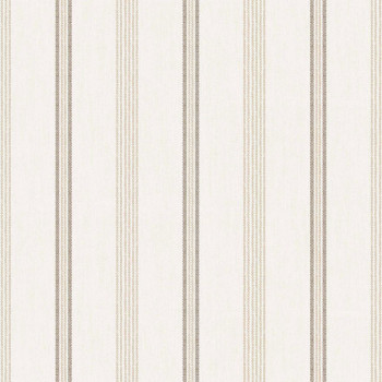 Wallpaper, grey-beige, fabric imitation, stripes, 38426, Top Stripes, Parato by Cristiana Masi