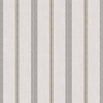 Wallpaper, grey-black, fabric imitation, stripes, 38429, Top Stripes, Parato by Cristiana Masi