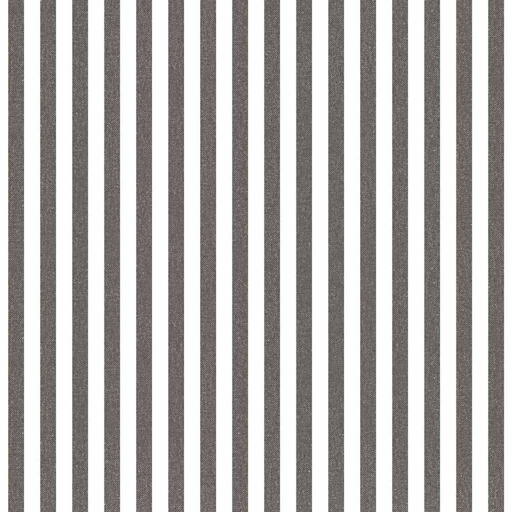 Wallpaper, black and white, fabric imitation, stripes, 38439, Top Stripes, Parato by Cristiana Masi