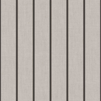 Wallpaper, grey-black, fabric imitation, stripes, 38462, Top Stripes, Parato by Cristiana Masi