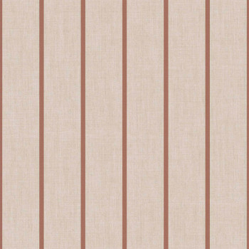 Wallpaper, beige-brown, fabric imitation, stripes, 38464, Top Stripes, Parato by Cristiana Masi