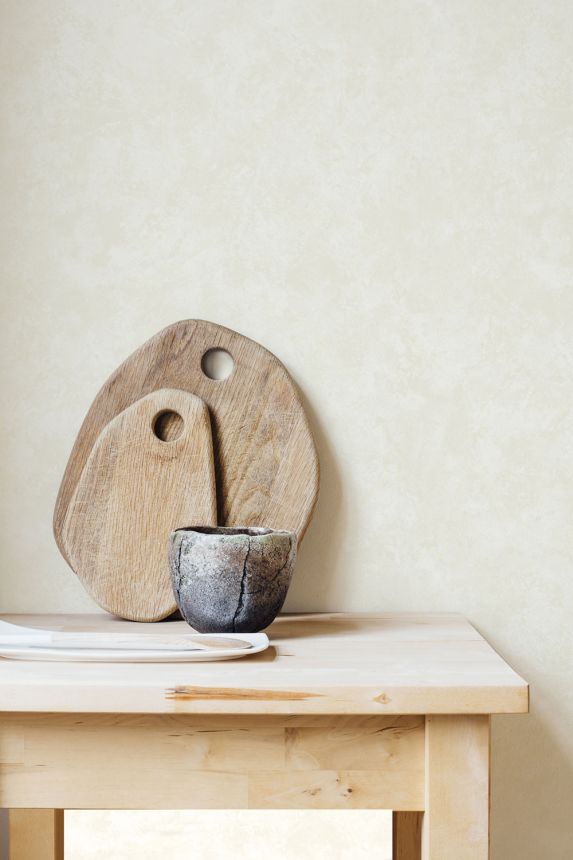 Wallpaper, white, stucco finish, A20815, Grandeco