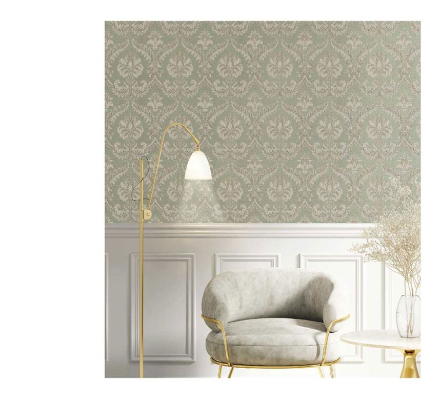 Non-woven wallpaper, pink-beige, baroque pattern, 23604, The Best Classic & Elegant, Cristiana Masi by Parato