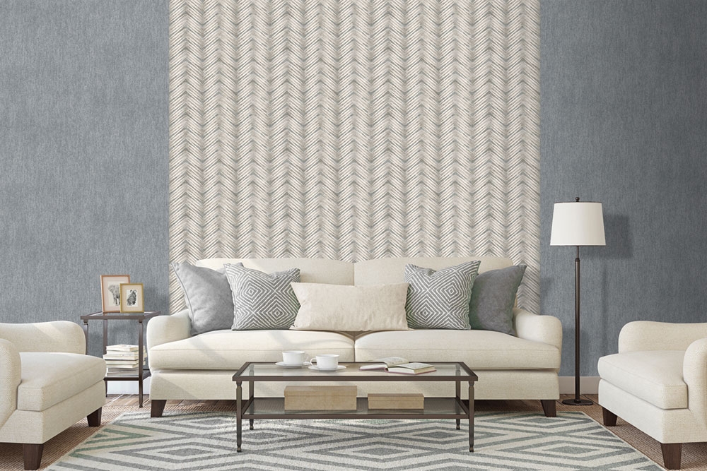 Non-woven wallpaper geometric pattern L97908, Geometry, Vavex