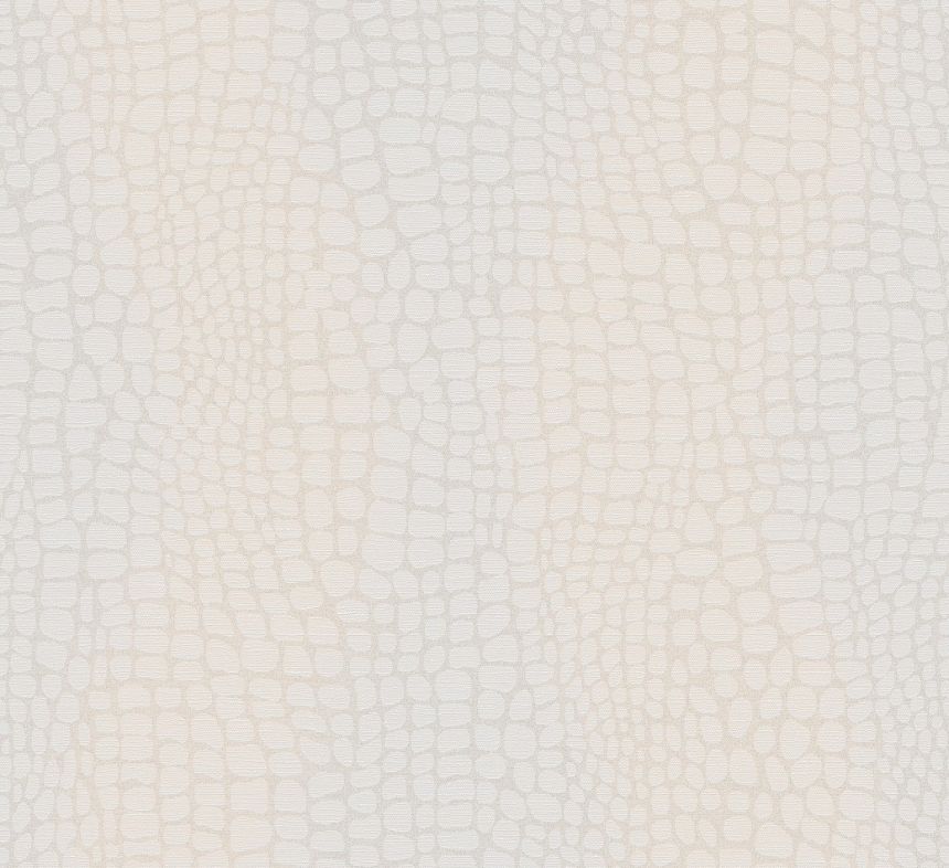 Wallpaper, cream, leather imitation, ZON301, Amazone, Masureel