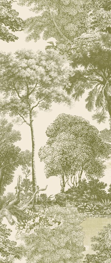 Mural wallpaper, green, forest, trees, DGSAL1032-300, Amazone, Masureel