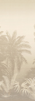 Mural wallpaper, grey-beige, palms, DGZON1012-260, Amazone, Masureel