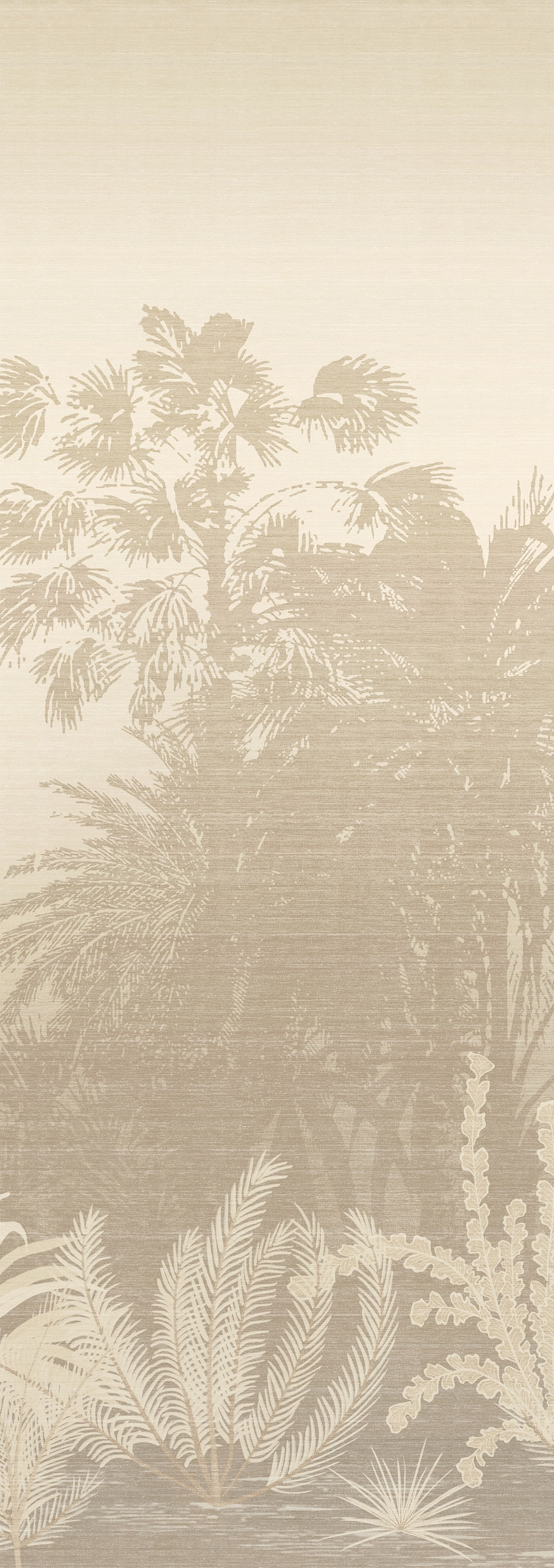 Mural wallpaper, grey-beige, palms, DGZON1013-300, Amazone, Masureel
