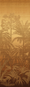 Mural wallpaper, brown, palms, DGZON1031-300, Amazone, Masureel